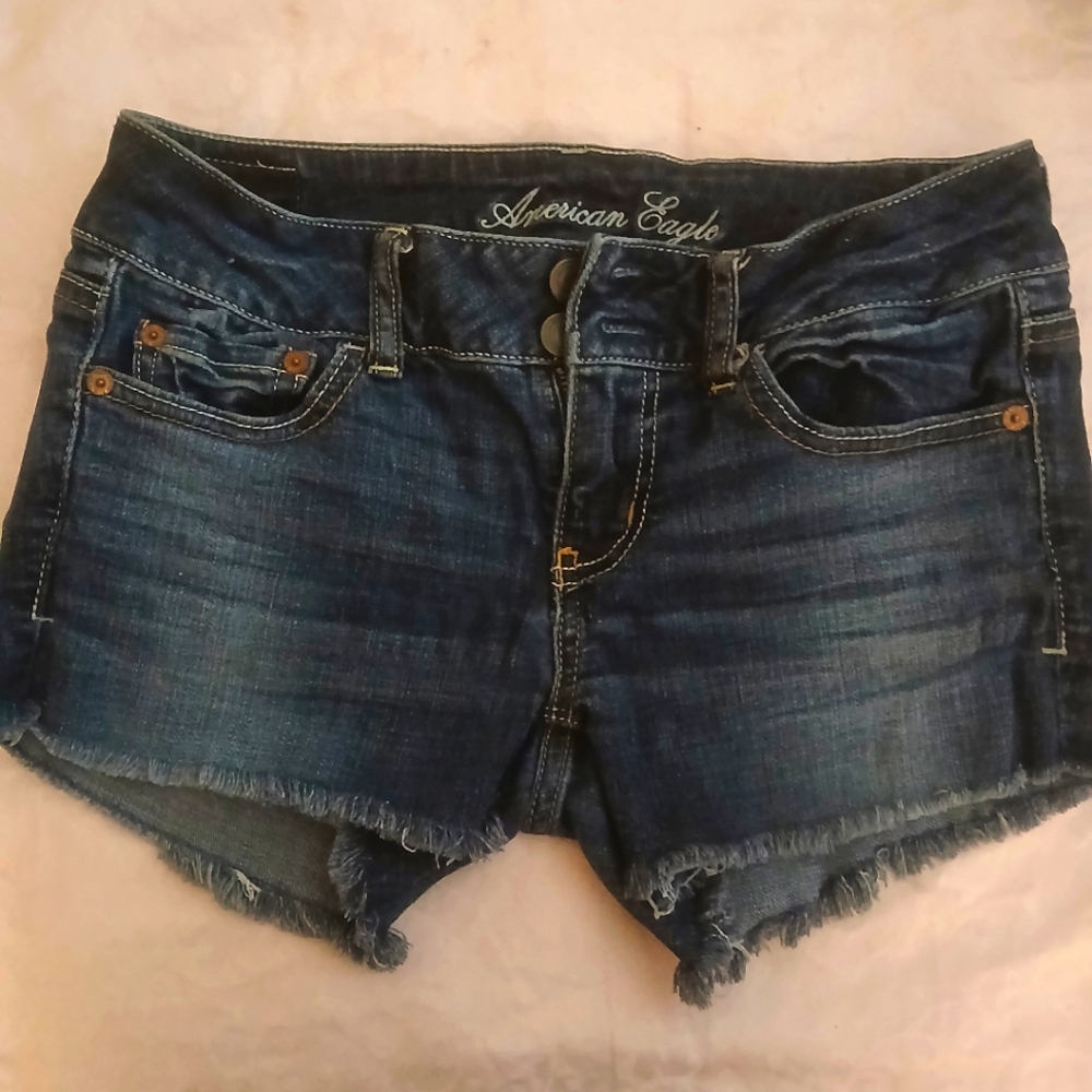 American Eagle Outfitters Women's Blue Denim Shorts